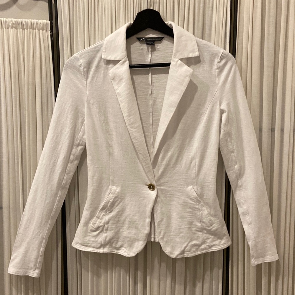 EUC * Armani Exchange * Slub Knit Blazer * Size Small